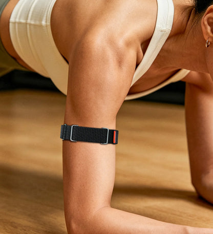 Nylon Arm Strap For Google Fitbit Air Active Band Soft Breathable Adjustable Bicep Band With Metal Case For Google Fitbit Air