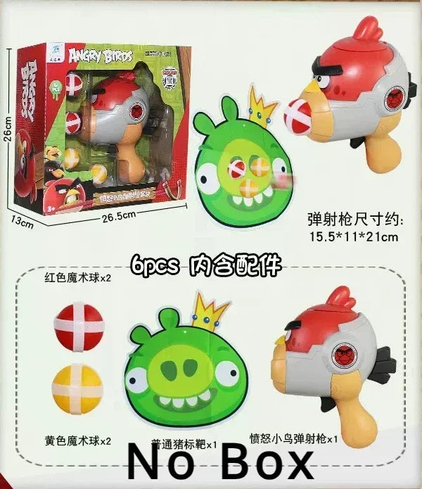 Angry Bird Action Figure Battle Red Black Chuck Bomb Matilda Terence Birds Fighting Blocks Slingshot Construction Kids Game Toy