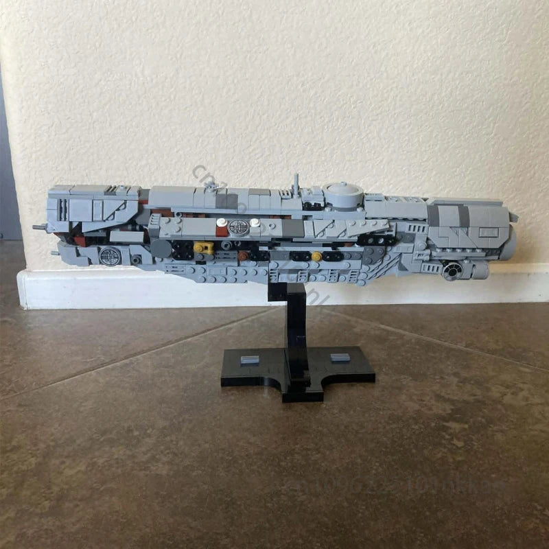 NEW UNSC Infinity Spaceship Building Blocks Model Star Battles Starship DIY Military Sci-fi Movie Assembly Bricks Xmas Toy Gifts