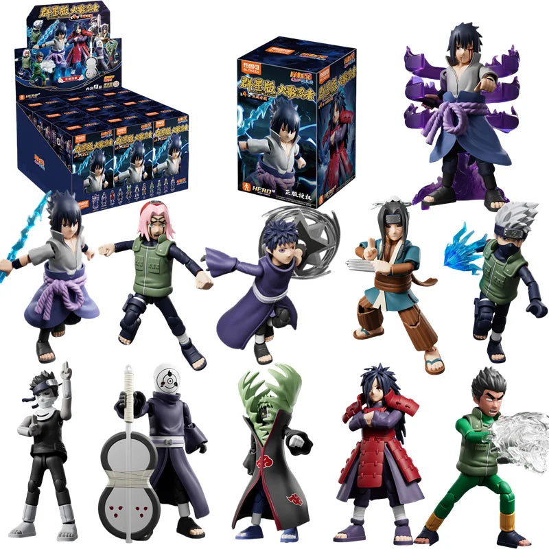 Blokees War 4th Edition Building Blocks Hatake Kakashi Uchiha Madara Uchiha Sasuke Action Figure Collectible Toy