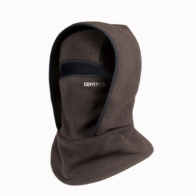 Windproof Cold-Proof Outdoor Mask, Winter 2-in-1 Hat & Neck Warmer,Ski Cycling Sports Balaclava,Soft Warm Breathable,for
