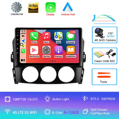 Android 16 Auto Car Radio Video Multimedia Player For Mazda Mx5 2005 - 2012 Navigation GPS Autoradio Head Unit Monitor Carplay
