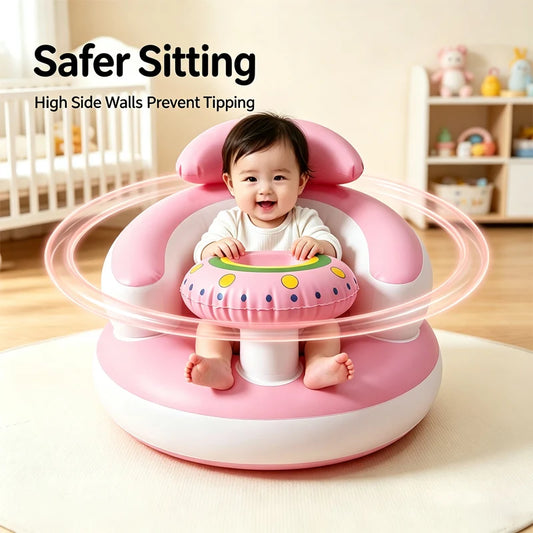 Inflatable Baby Seats and Sofas Rocking Chairs Armchair Child Portable Foldable Baby Feeding Chair Bathing Stool Toddler Seater