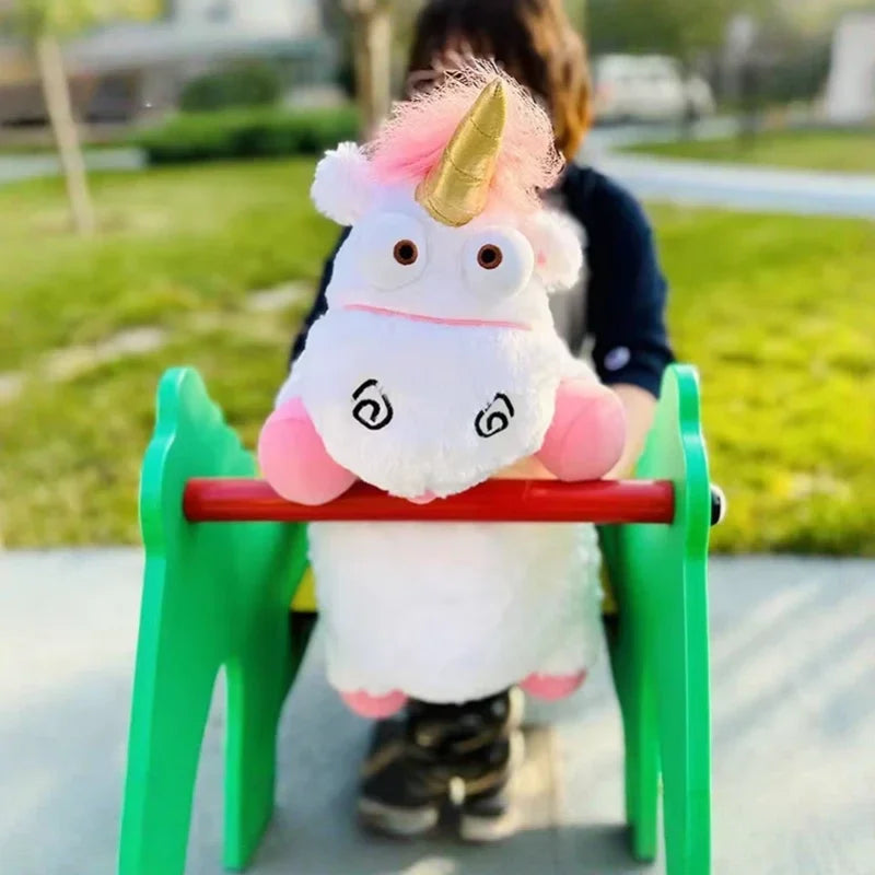 Minions Big Size 56cm & 40cm Unicorn Movie Plush Toy Anime Peripheral Soft Stuffed Doll Cute Room Ornament Birthday Gift For Kid