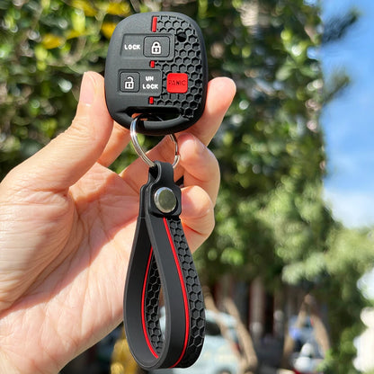 Keychain Fob Case For Toyota Avensis T25 Yaris Previa Camry 30 Corolla 9 Land Cruiser For Lexus RX300 Is200 Tlc100 Cover Caps