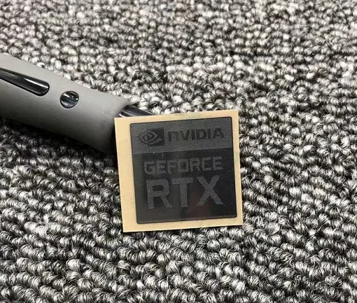 NVIDIA GeForce GTX RTX Metal Sticker For Laptop Tablet Desktop Computer Digital Personalized DIY Decoration
