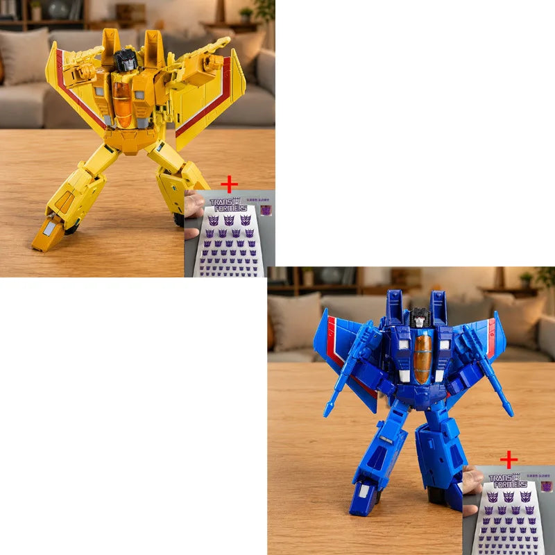 New JCS SS86 Starscream Action Figure KO Transformation Seekers G1 Skywarp Thundercracker Figures 18cm Collection Model Toys