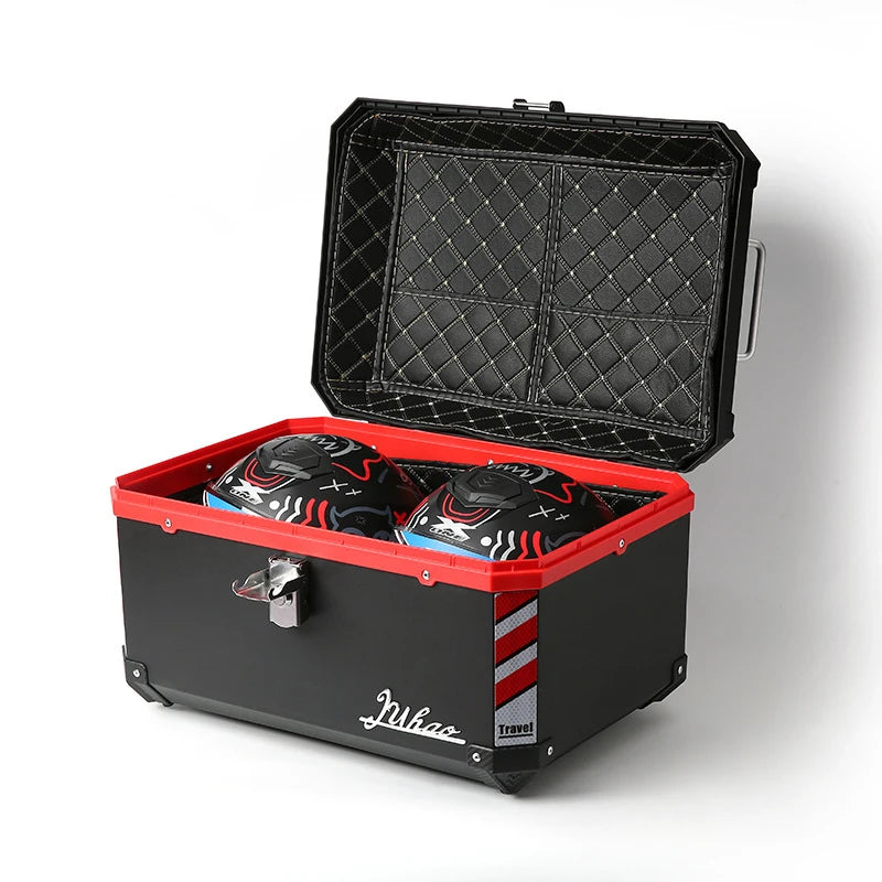 68L Electric Vehicle Trunk Large-Capacity Universal Motorcycle Tail Box Waterproof Electric Bike Delivery Storage Box