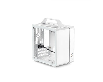 Mechanic Master C24 Sugar Cube Air&TypeC Version Portable Mini Desktop Chassis ITX Computer Case With Tempered Glass PC ardware