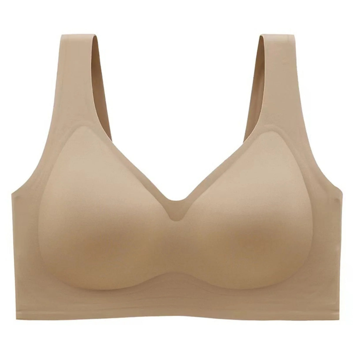 Multi-Color Solid Pattern Jelly Latex Girls' Bra Plus Size Adjustable Removable Steel Ring Everyday Spandex Marks Made