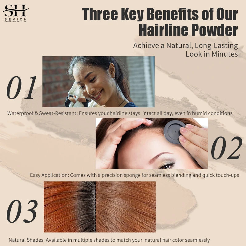 VIP-Keman-Hairline Powder 4g with Brush