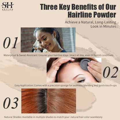 VIP-Keman-Hairline Powder 4g with Brush