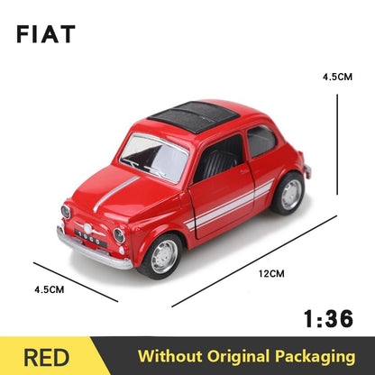 1:43 Alloy Vintage Diecast Car Model Classic Pull Back Car Model Miniature Vehicle Replica For Collection Gift For Kids Adults