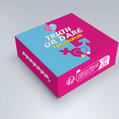Truth or Dare Card Game, Party Entertainment Board Game, Couple's Date Night, Ideal Gift for Christmas, Valentine's Day and Anni