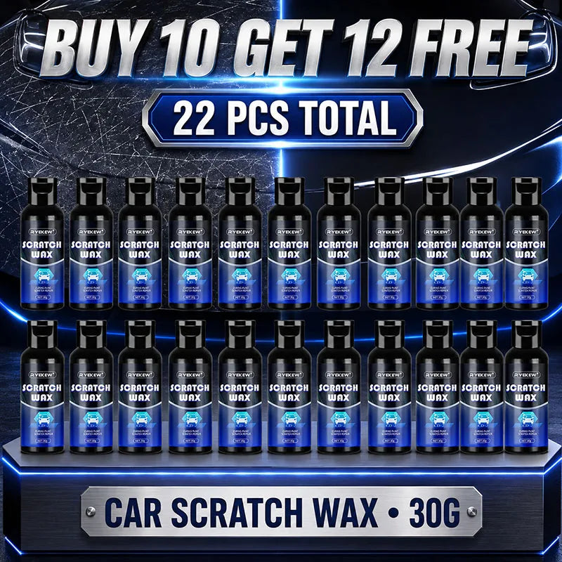 Car Scratch Remover Wax Auto Body Paint Repair Polish Swirl Mark Restorer Grinding Compound for Vehicle Detailing and Shine
