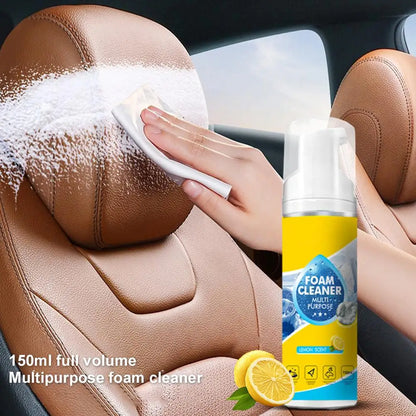 150ml Foam Cleaner All-purpose Deep Cleaning Spray for Car Interior Leather Plastic & Fabric Car Bathroom & Sofa Cleaning Tools