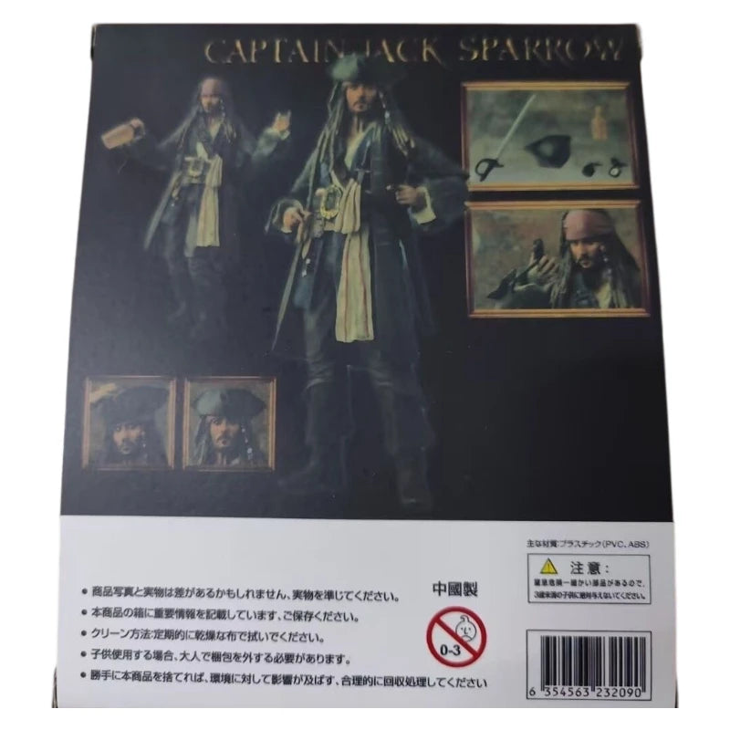 Bandai Pirates of the Caribbean 5 Dead Without Proof Shf Captain Jack Johnny Depp Can Build a Model with Hands