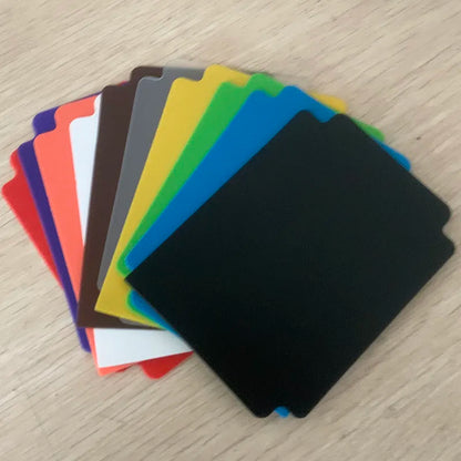 10pcs/set Multicolor PP Card Divider Board Game Accessories