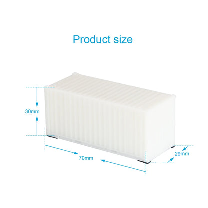 HO 1/87 Scale Miniature Container Model 20FT Shipper Container Storage Box DIY Building Railway Train Scene Accessories 1PCS
