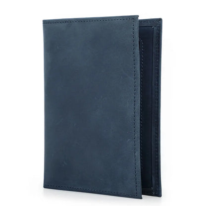 Genuine Cow Leather Passport Holder Travel Wallet with Case Pocket Card Holder RFID Blocking Passport Cover  card wallet