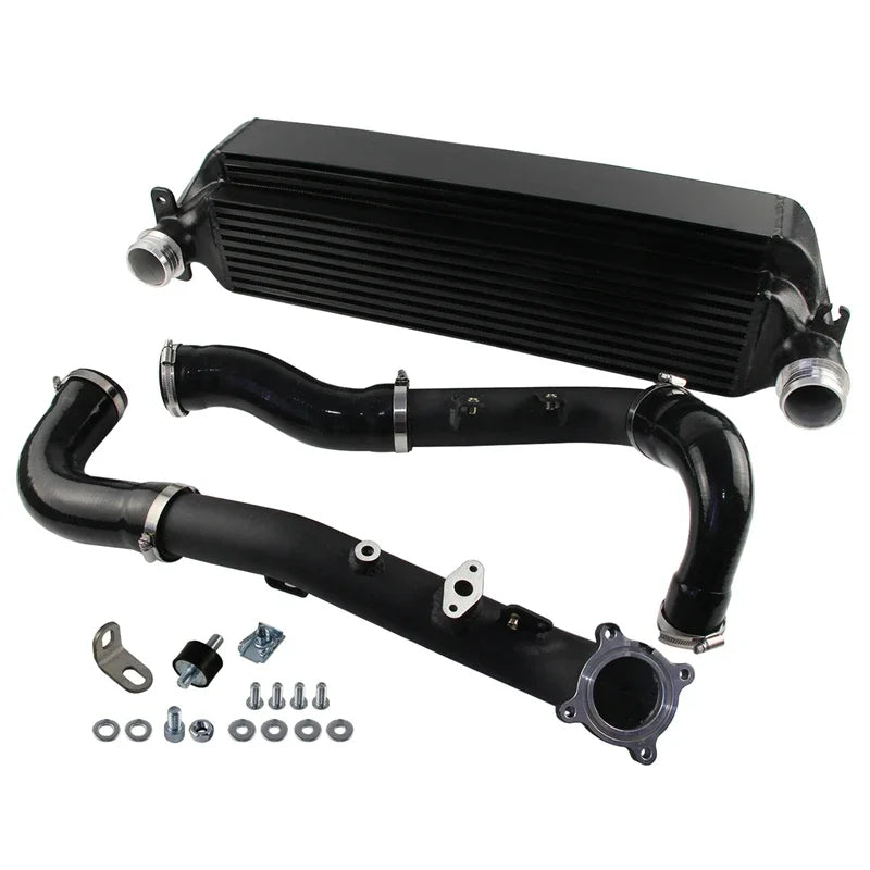 High-performance Competition Intercooler & Charge Boost Pipe Hose Kit For Toyota Toyota GR Yaris 1.6T Bar & Plate Aluminum Black