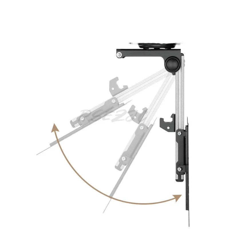 Hanger TV RV Car Mounted Ceiling  Bracket Monitor Display Ceiling Screen Folding