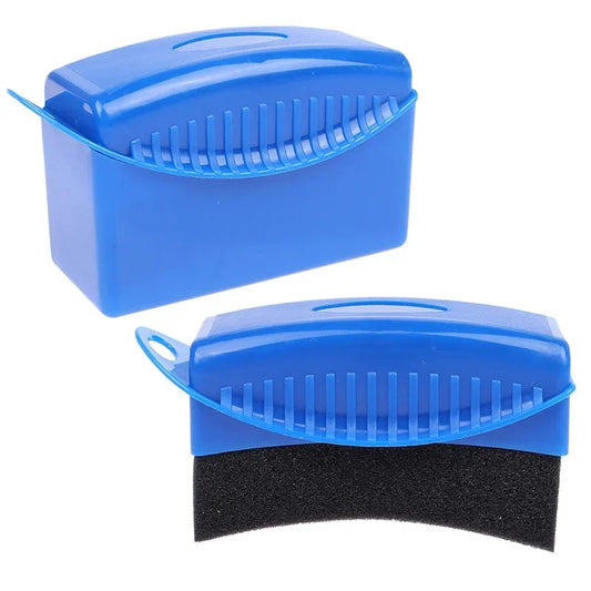 Car Wheel Sponge Brushes (W/ or W/O Lid)-Tire Contour Cleaner&Dressing Applicators, Waxing Polishing Pads Detailing Accessories