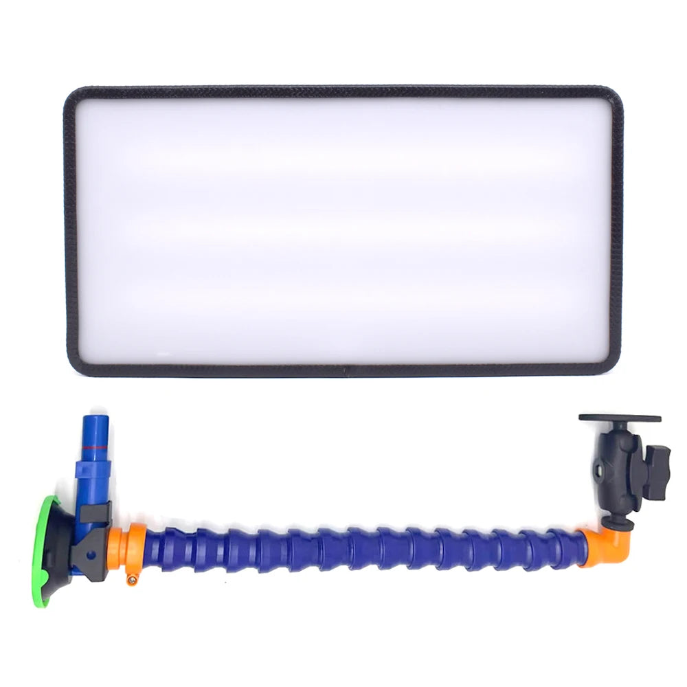 New 3 Stripes 6 Color Detection Pdr Lamp With 3 Inch Suction Cup Support For Car Dent Repair Tool