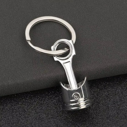 Stainless Steel Car Keychains Brake Disc Turbocharger Gear Design Keyrings Creative Mechanical Car Parts Keychain Gift for Men