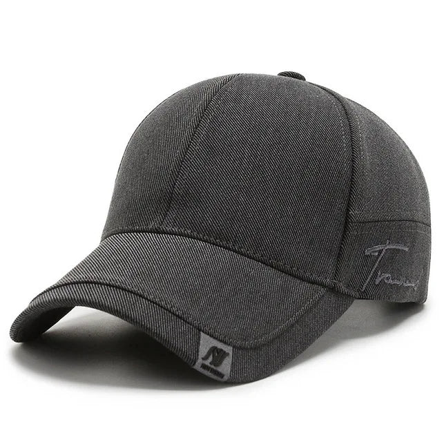 High Quality Solid Baseball Cap  Men's Outdoor Cotton Cap Bone Gorras CasquetteHomme Men's Truck Comfortable Fit  Breathable