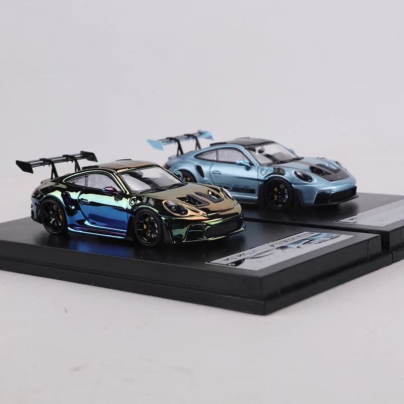 MJ 1:64  911 GT3 RS Die-cast alloy simulation car model toy