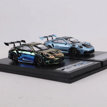 MJ 1:64  911 GT3 RS Die-cast alloy simulation car model toy
