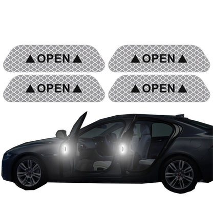 Reflective Car Accessories Door Sticker Safety Tape Inside Auto For Porsche Cayenne Mini F56 Ioniq 5 Ford Focus Mk4