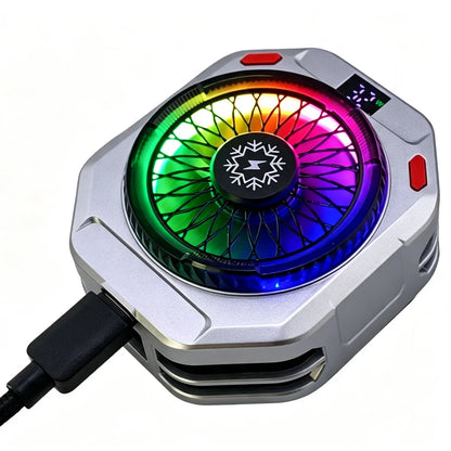 TH28 Pro Semiconductor Phone Cooler 35W Powerful Cooling Smart Temperature Control 5 Adjustable Modes RGB Lights Extreme Cooling