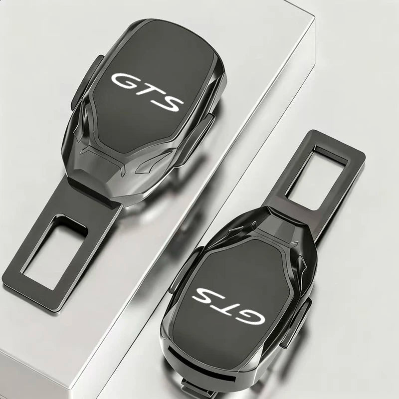 For Porsche GTS Cayenne Cayman Panamera Macan 911 718 928 901 930 Car Seat Belt Clip Extender Safety Seatbelt Lock Buckle Plug