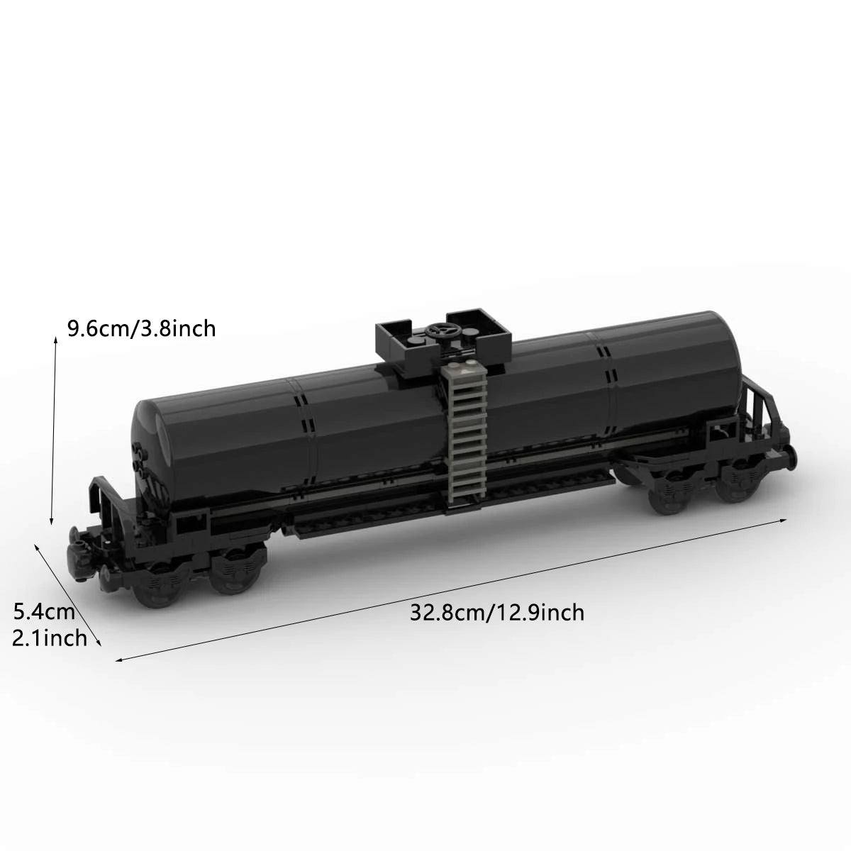 MOC Train Carriage Model, Rail Transport Vehicle, Coal Transport Vehicle, Rail Lift Pole Indicator Light, Train Accessories