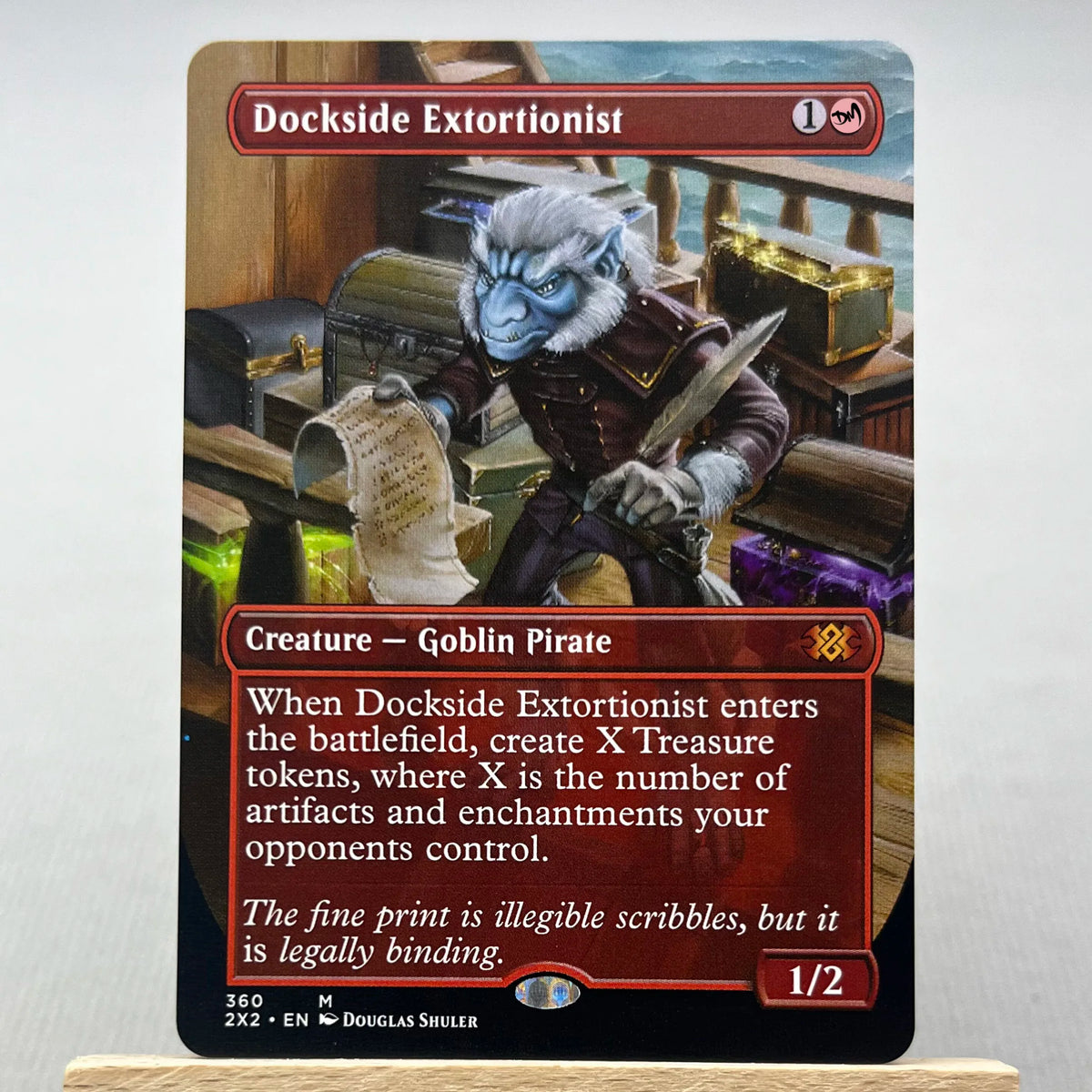 2X2 HOLO9-001 Tcg Proxy Cards Phyrexian Altar Imperial Seal Mana Vault Dockside Extortionist Damnation Force of Negation