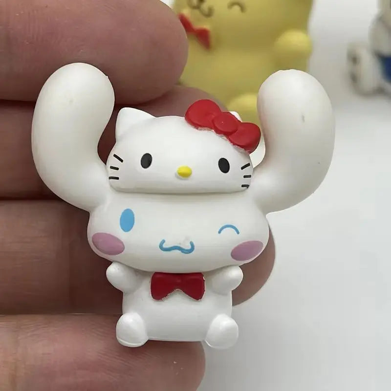 50th Anniversary Blind Box Cute Kt Cat Toy Handmade Kawai Anime Action Figure Kids Trendy Toys Desktop Decoration Festival Gift