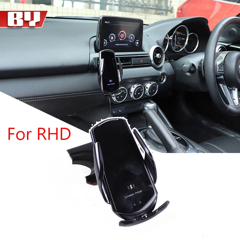 For Mazda MX5 MX-5 ND 2016-2024 ABS central control air outlet right mobile phone holder GPS navigation holder car accessories