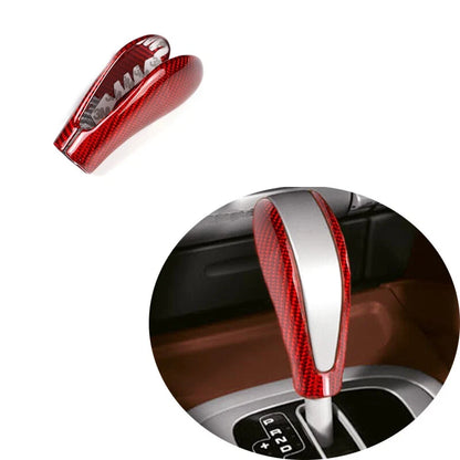 For Porsche Cayenne 2004-2009 Real Carbon Fiber Car Gear Shift Knob Cover Decoration Car Interior Accessories