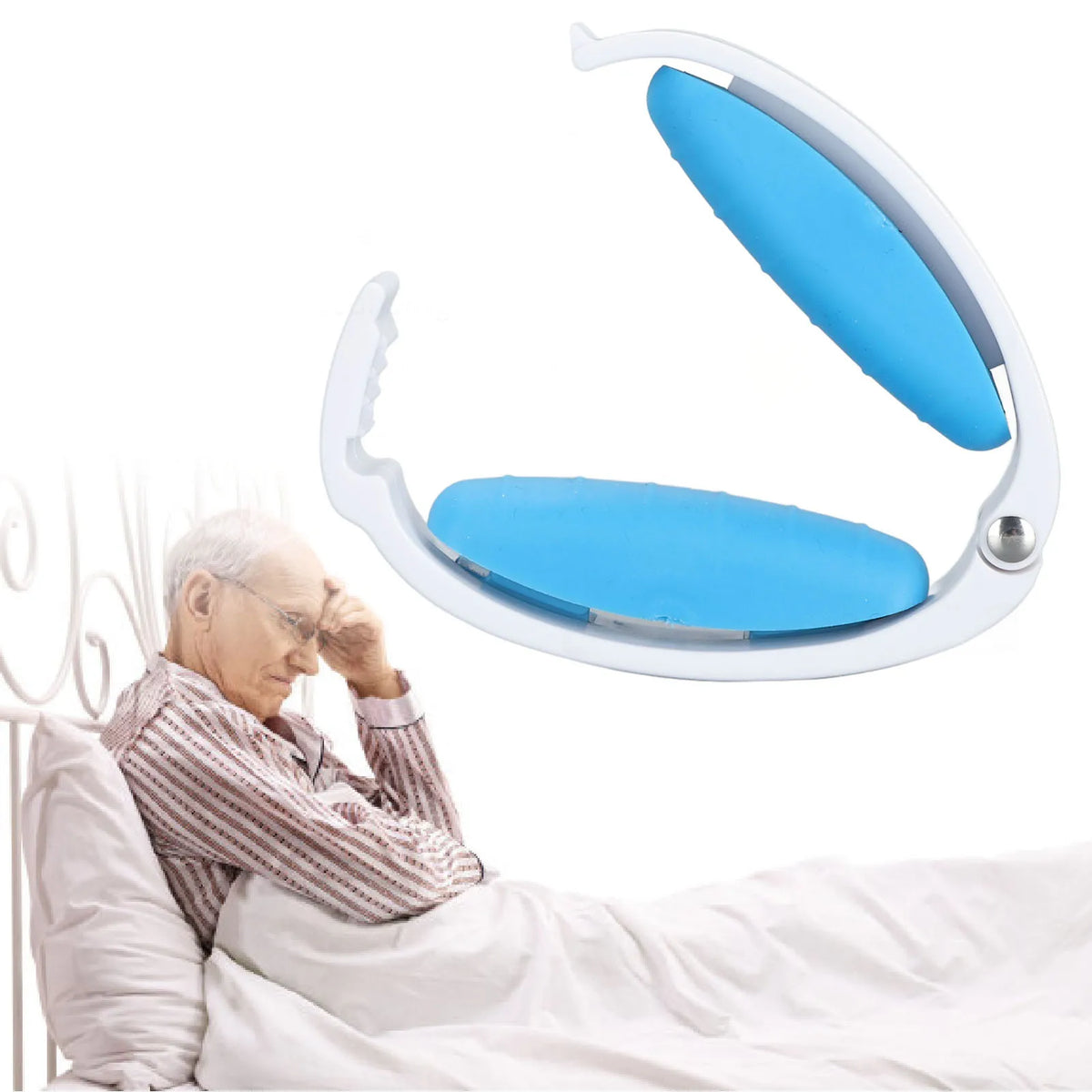 1pcs Male Urinary Incontinence Clamp Prevent Leakage Adjust Pressure Soft Silicone Incontinence Clip Men Male Patients Care