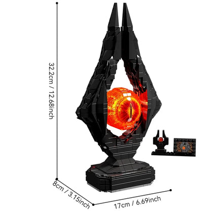 Creative New Allfather's Eye  Dark Model Building Blocks Kit  Desktop Decoration DIY Toys For Kids Holiday Gifts Birthday Gifts