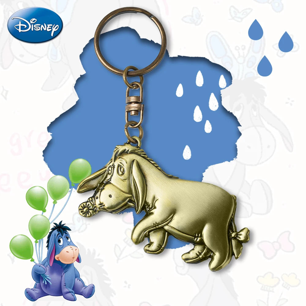 Winnie The Pooh Eeyore Officially Licensed 3D Figurine Bag Clip Charms Keychain Disney Collectible Gift 1Pc