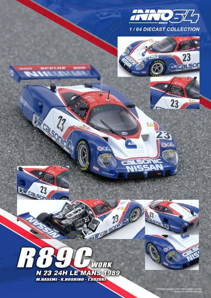 INNO 1:64 R89C 190E RX7 F40 S2000 R35 Diecast Model Car