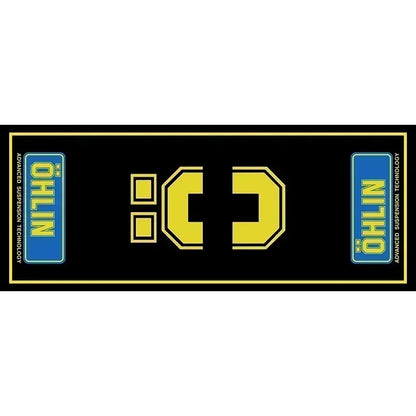 Crystal Velvet Motorcycle Display Carpet Racing Electric Vehicle Mat Garage Anti-slip Floor Decoration Customized Parking Rug