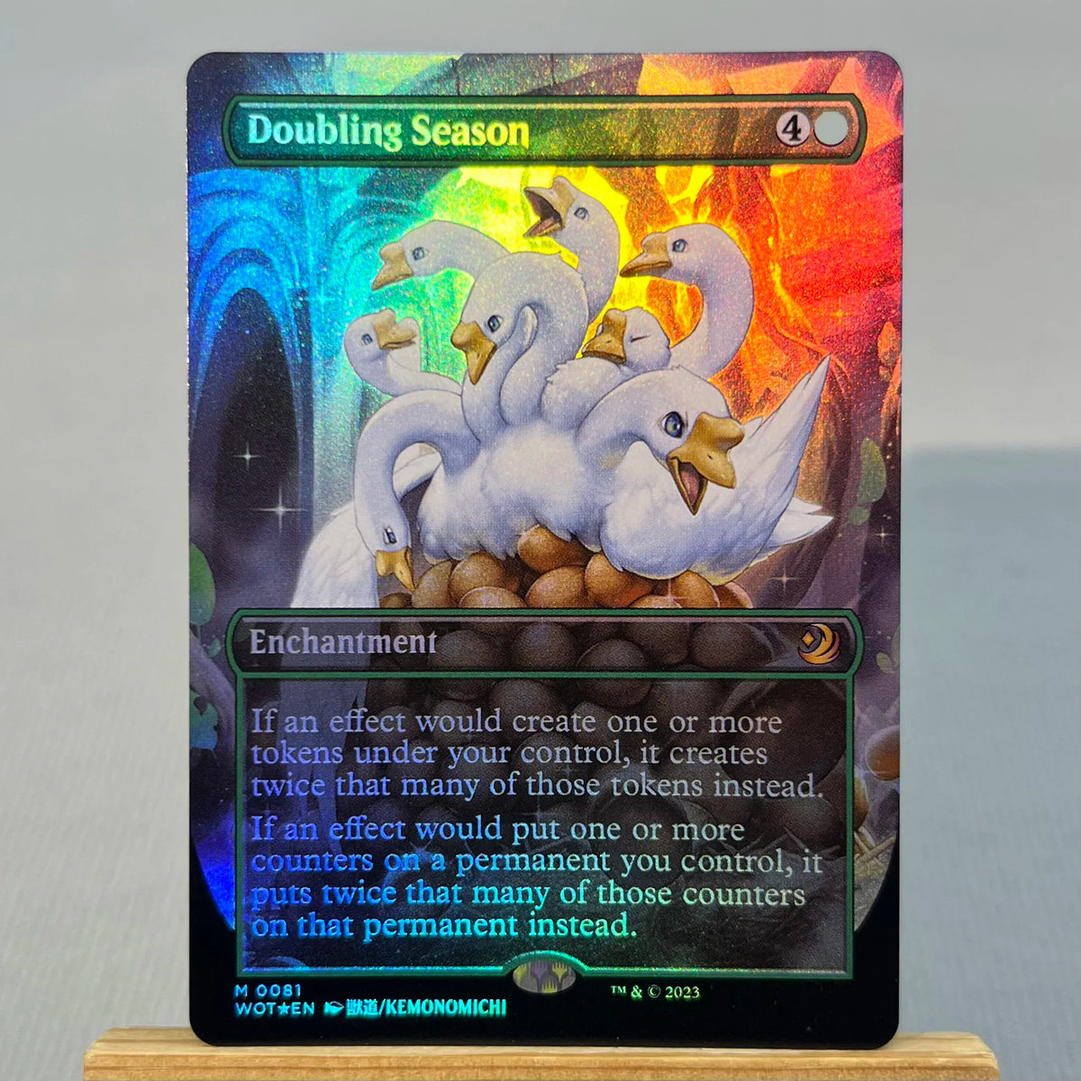 DMU 2XM MH2 BIG WOT LCI FOIL9/001 Tcg Proxy Cards Urza's Saga Rhystic Study Sheoldred, The Apocalypse