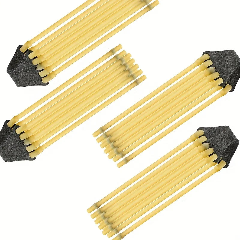 1/3pcs Five Strand Card Ball High Elasticity Strong Shooting Sling Hot Natural Latex Tube Flat Rubber Band Slingshot Accessories