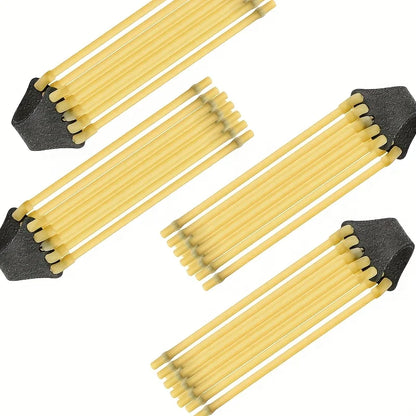 1/3pcs Five Strand Card Ball High Elasticity Strong Shooting Sling Hot Natural Latex Tube Flat Rubber Band Slingshot Accessories
