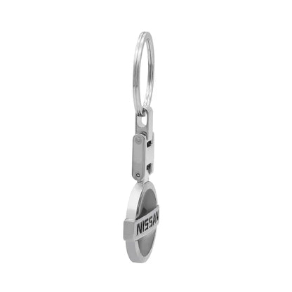Metal Car Emblem Keychain Key Ring Gift Fit For Nissan Sylphy N7 Qashqai J10 J11 Teana Note Navara Juke GTR 350Z Patrol Leaf X-T