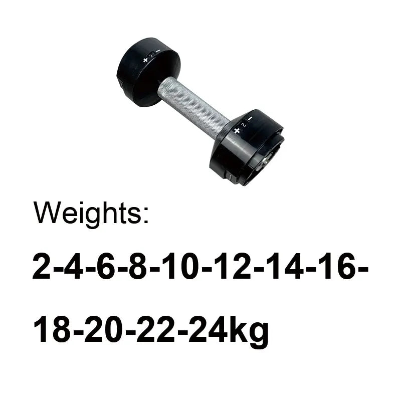 Adjustable Dumbbell Handle 4kg Increase 5LB Increase and 2kg Increase Selector